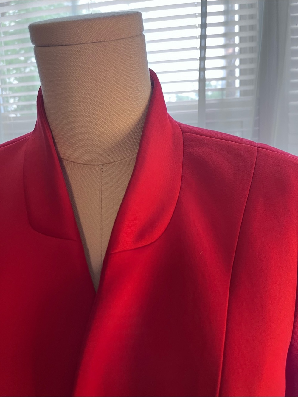 Thalia Sodi Vibrant Red Open-Front Blazer - Picture 3 of 7